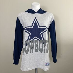 Vintage NFL 1993 Dallas Cowboys Star Logo Football Hoodie The Game Mens Medium
